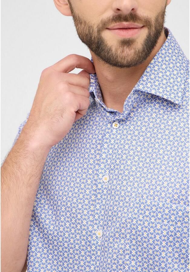Eterna Overhemd met korte mouwen MODERN FIT NON IRON (strijkvrij) - Foto 3