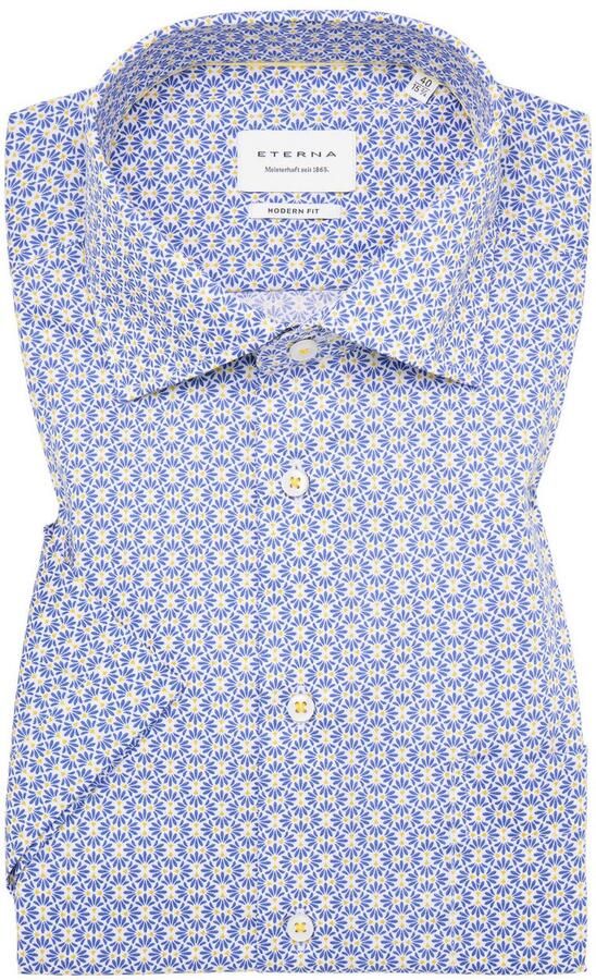 Eterna Overhemd met korte mouwen MODERN FIT NON IRON (strijkvrij) - Foto 5