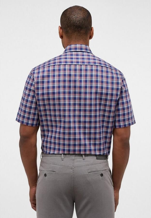 Eterna Overhemd met korte mouwen MODERN FIT NON IRON (strijkvrij) - Foto 4
