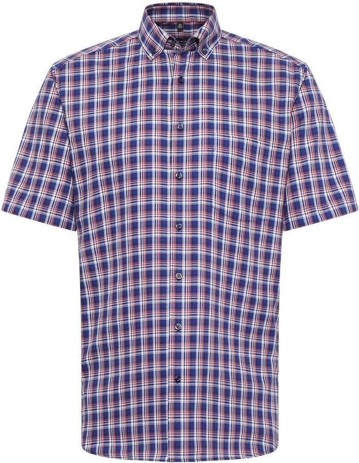 Eterna Overhemd met korte mouwen MODERN FIT NON IRON (strijkvrij)