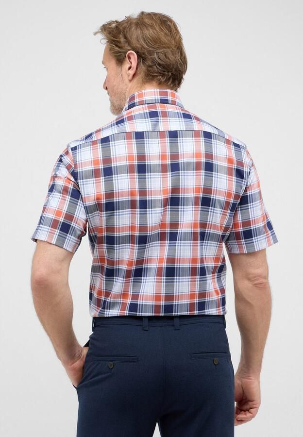 Eterna Overhemd met korte mouwen MODERN FIT NON IRON (strijkvrij) - Foto 4