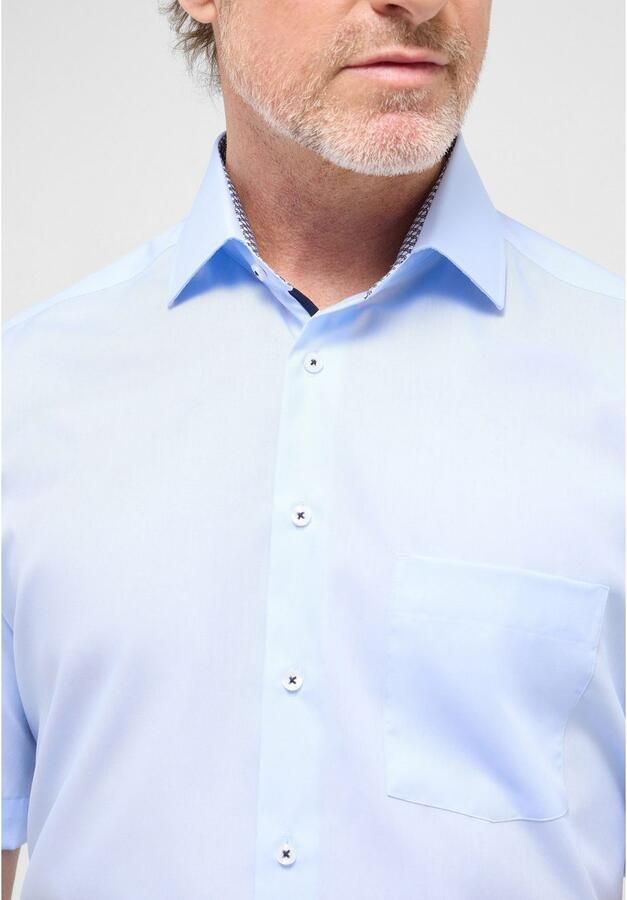 Eterna Overhemd met korte mouwen MODERN FIT NON IRON (strijkvrij) - Foto 2