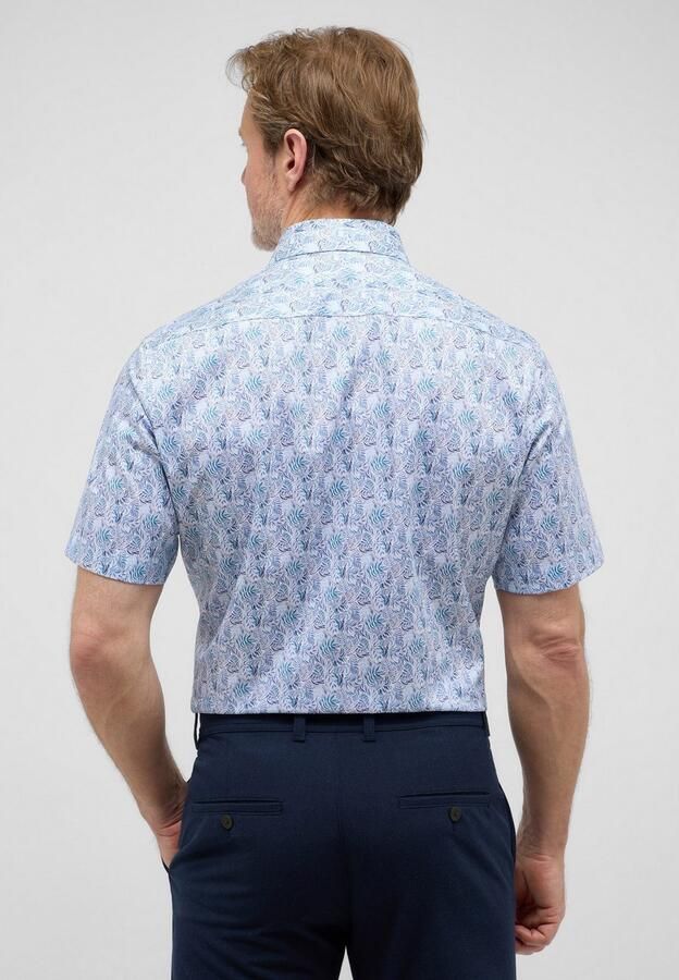 Eterna Overhemd met korte mouwen MODERN FIT NON IRON (strijkvrij) - Foto 3