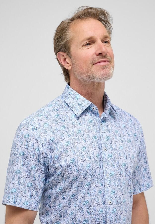 Eterna Overhemd met korte mouwen MODERN FIT NON IRON (strijkvrij) - Foto 4
