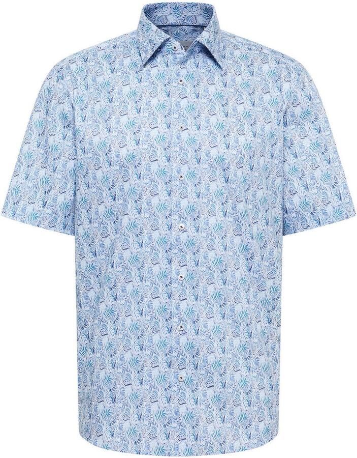 Eterna Overhemd met korte mouwen MODERN FIT NON IRON (strijkvrij)