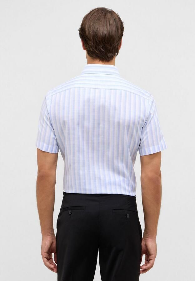 Eterna Overhemd met korte mouwen Slim fit EASY IRON (gemakkelijk te strijken) - Foto 4