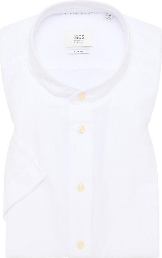 Eterna Overhemd met korte mouwen Slim fit EASY IRON (gemakkelijk te strijken) - Foto 5