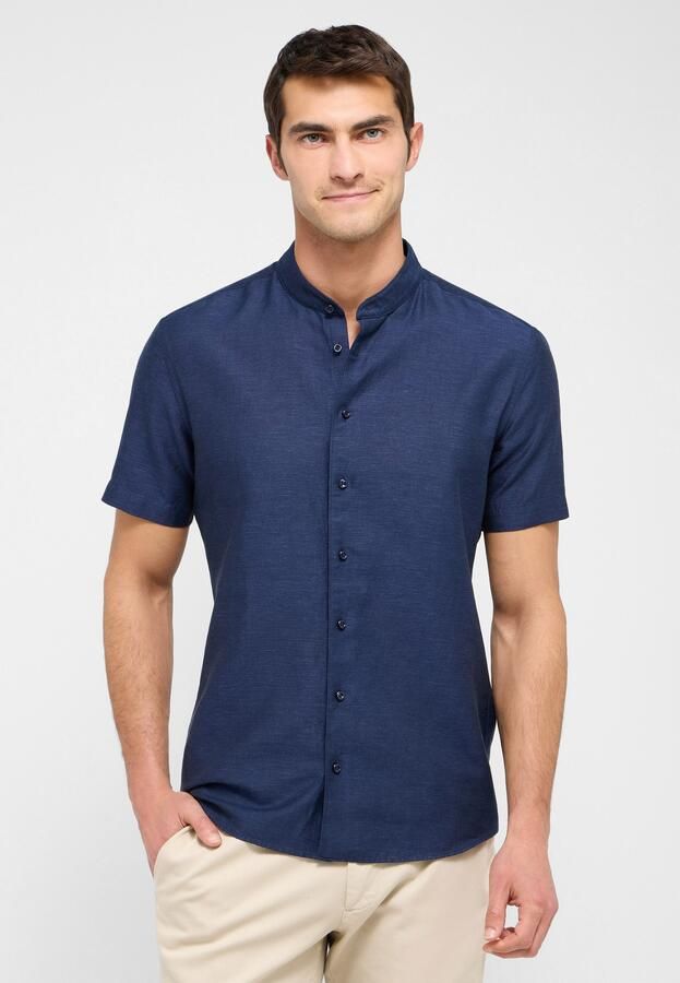 Eterna Overhemd met korte mouwen Slim fit EASY IRON (gemakkelijk te strijken) - Foto 6