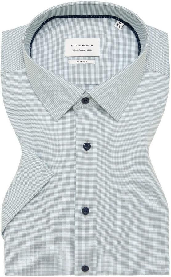 Eterna Overhemd met korte mouwen Slim fit - Foto 5