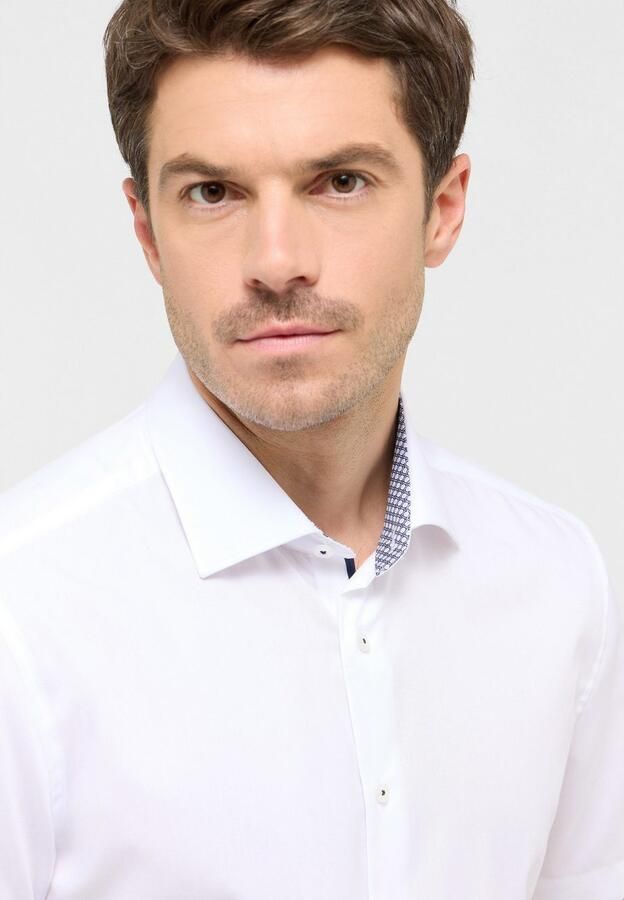 Eterna Overhemd met korte mouwen Slim fit NON IRON (strijkvrij) - Foto 4