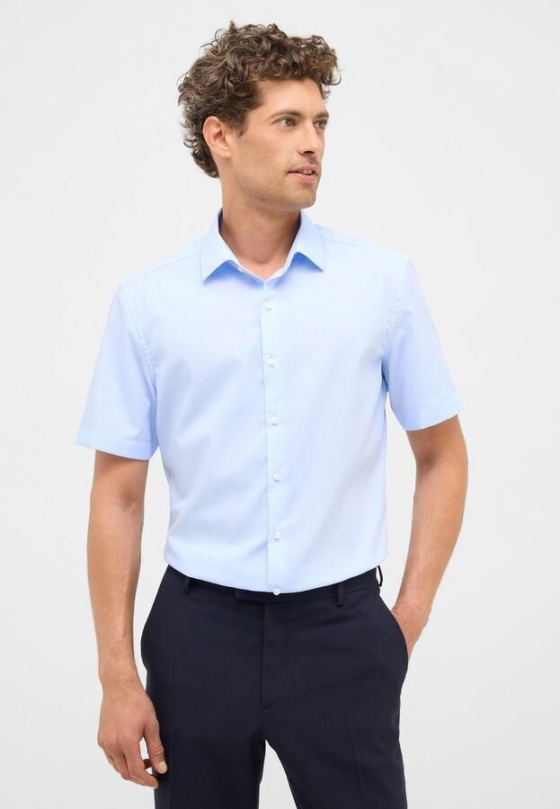 Eterna Overhemd met korte mouwen Slim fit NON IRON (strijkvrij) - Foto 6