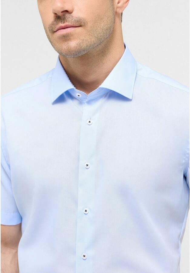 Eterna Overhemd met korte mouwen Slim fit NON IRON (strijkvrij) - Foto 2