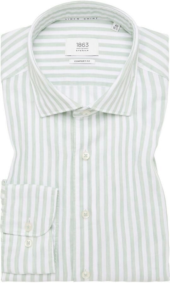 Eterna Overhemd met lange mouwen Comfort fit EASY IRON (gemakkelijk te strijken) - Foto 5