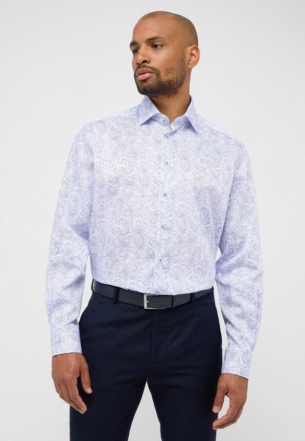 Eterna Comfort fit zakelijk overhemd met paisleymotief