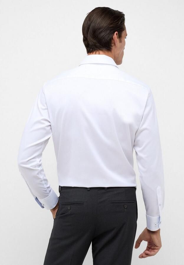 Eterna Comfort Fit Witte Overhemdjurk White Heren - Foto 4