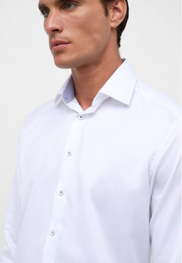 Eterna Comfort Fit Witte Overhemdjurk White Heren - Foto 2