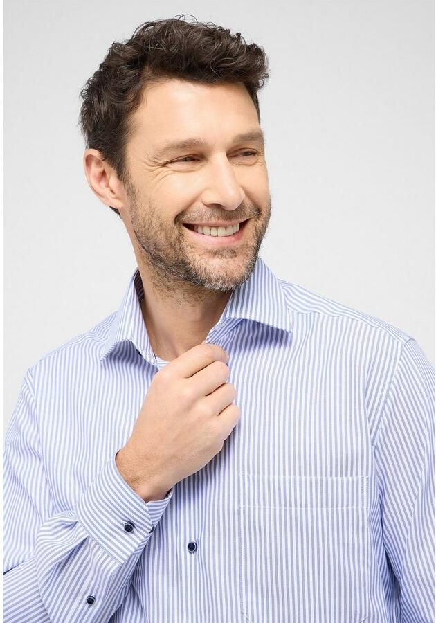 Eterna Comfort fit zakelijk overhemd met kentkraag - Foto 3