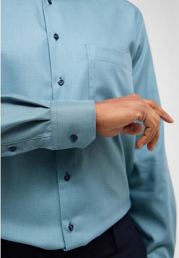 Eterna Comfort fit zakelijk overhemd met kentkraag - Foto 3