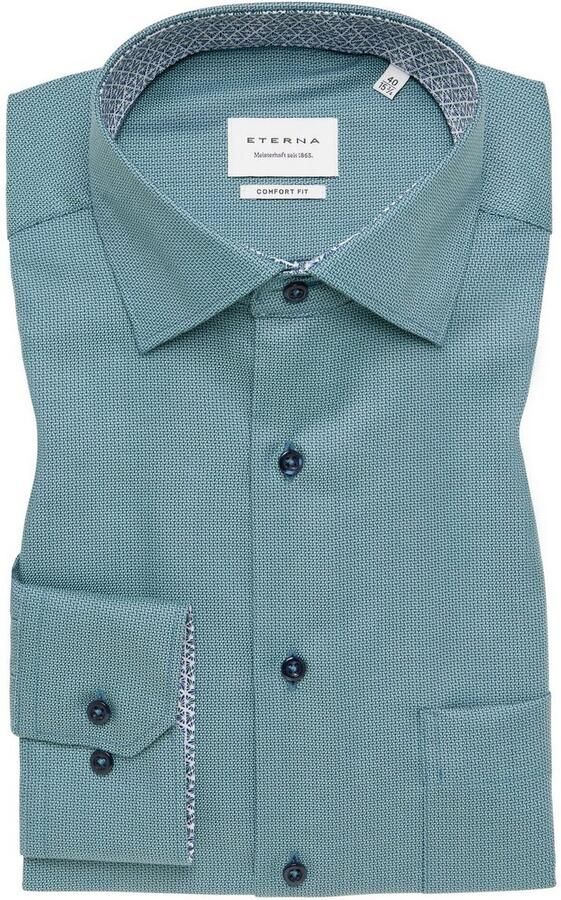 Eterna Comfort fit zakelijk overhemd met kentkraag - Foto 5