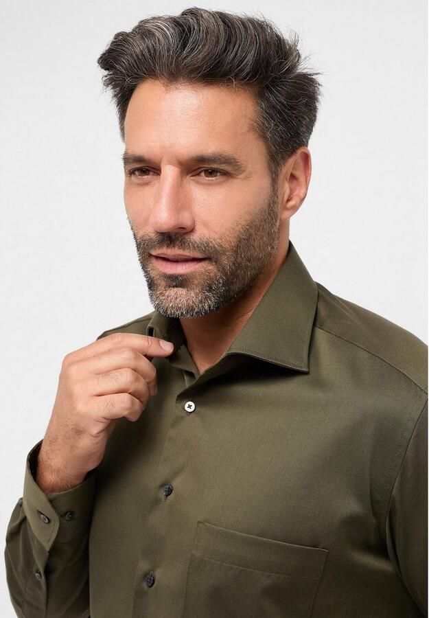 Eterna Comfort fit zakelijk overhemd met borstzak - Foto 3