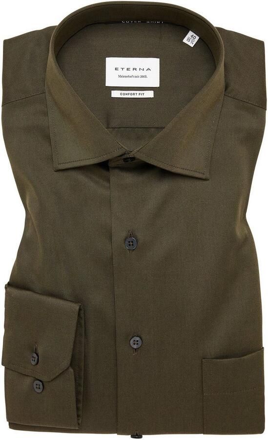 Eterna Comfort fit zakelijk overhemd met borstzak - Foto 5