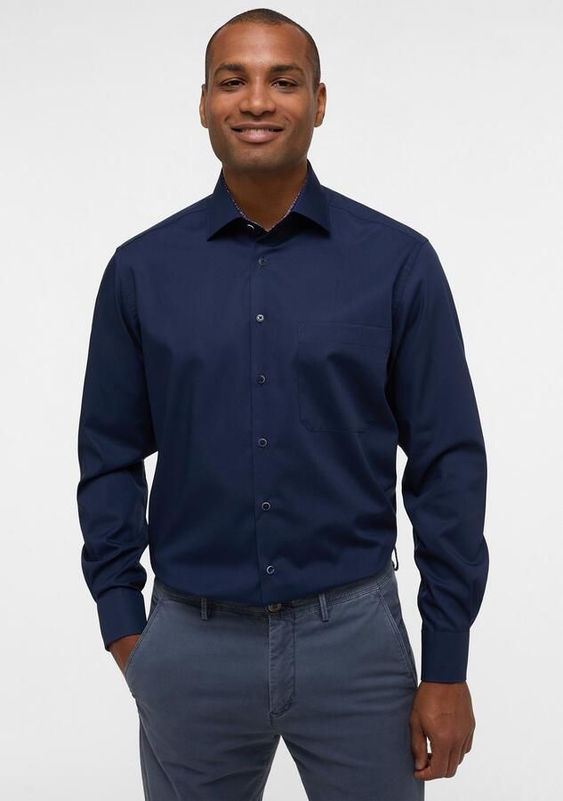 Eterna Comfort fit zakelijk overhemd met borstzak model 'Kent' - Foto 5