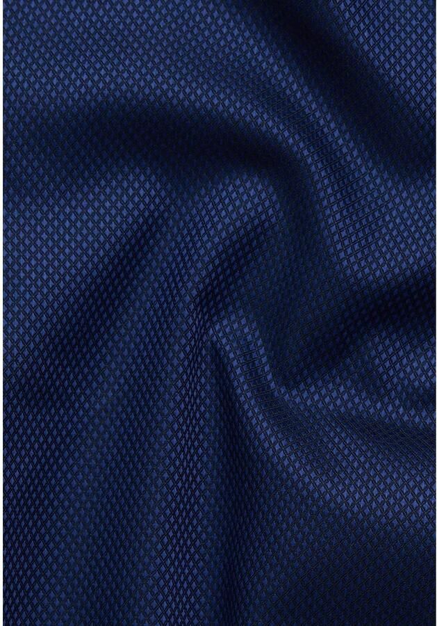 Eterna overhemd mouwlengte 7 Comfort Fit wijde fit donkerblauw geprint katoen wide spread - Foto 2