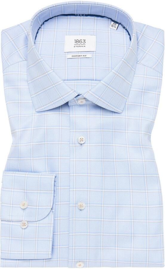 Eterna Overhemd met lange mouwen Comfort fit - Foto 5