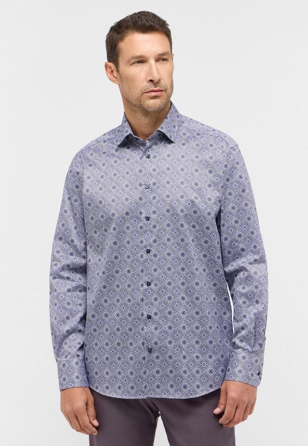 Eterna Overhemd met lange mouwen Comfort fit NON IRON (strijkvrij) - Foto 6
