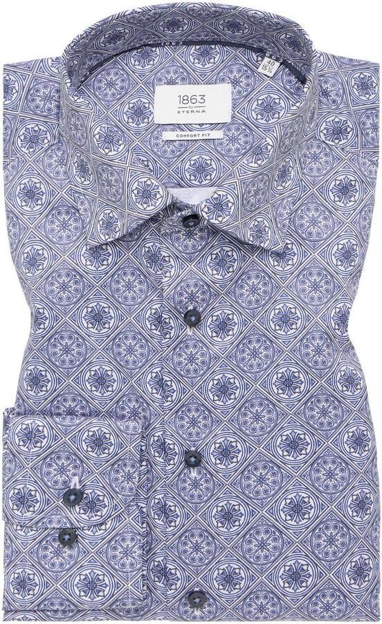 Eterna Overhemd met lange mouwen Comfort fit NON IRON (strijkvrij) - Foto 5