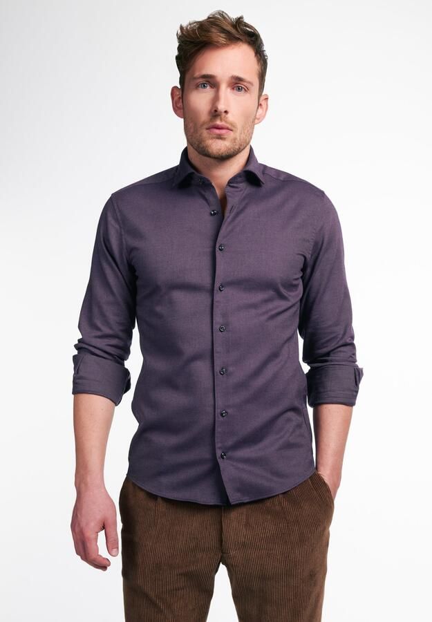 Eterna Overhemd met lange mouwen Comfort fit NON IRON (strijkvrij) - Foto 6