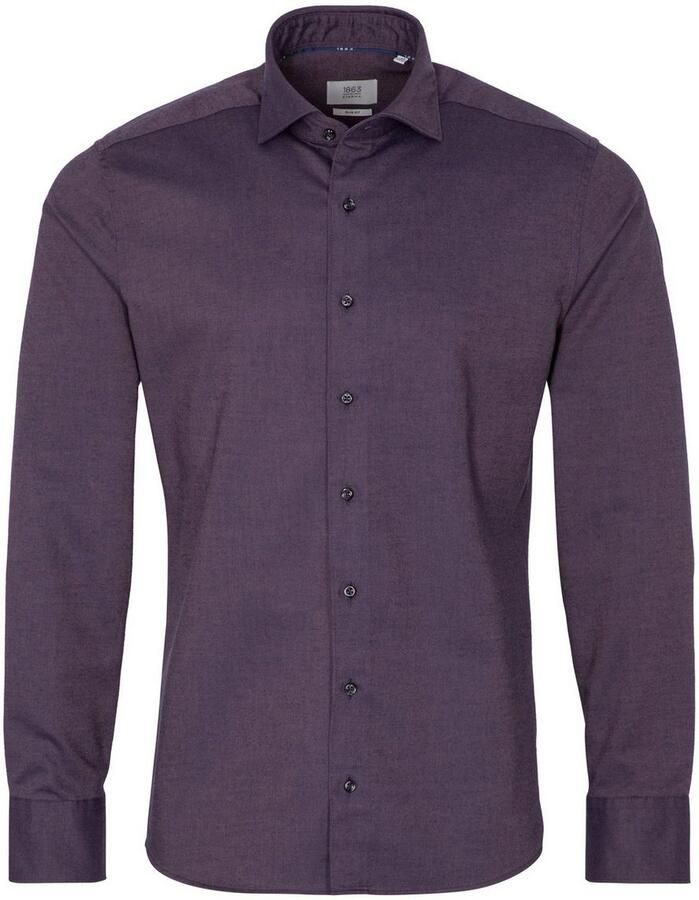 Eterna Overhemd met lange mouwen Comfort fit NON IRON (strijkvrij)