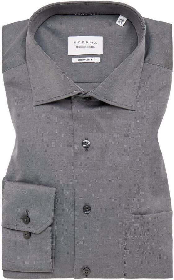 Eterna Overhemd met lange mouwen Comfort fit NON IRON (strijkvrij) - Foto 6