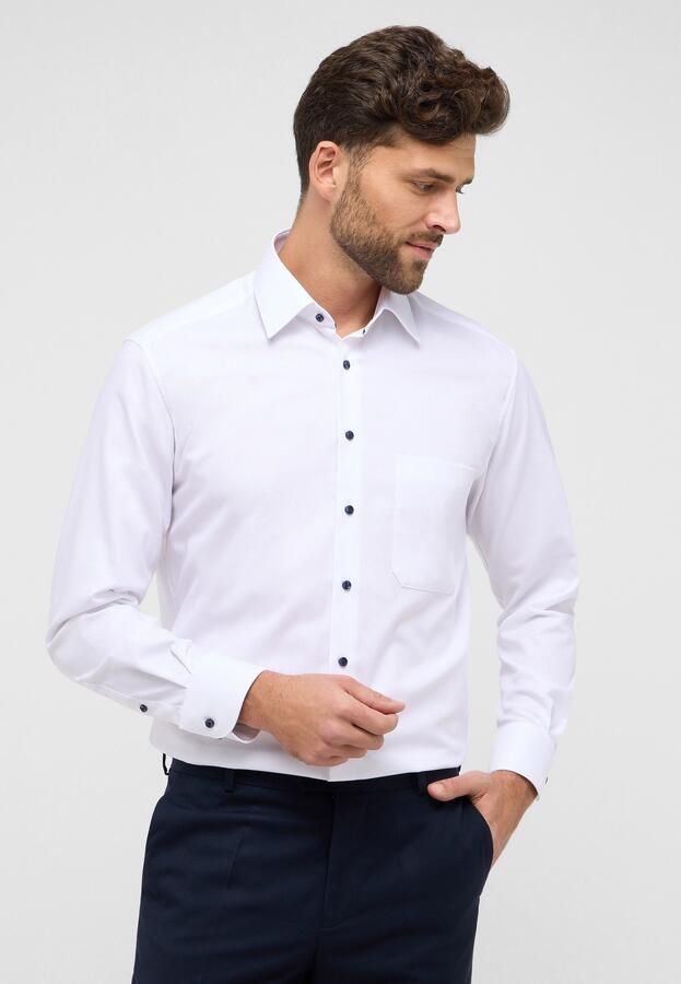 Eterna Overhemd met lange mouwen Comfort fit NON IRON (strijkvrij) - Foto 6