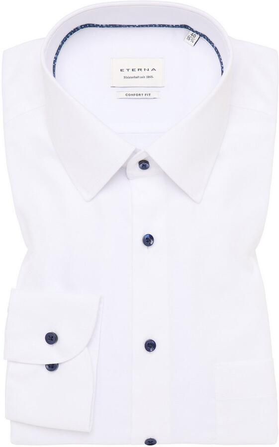 Eterna Overhemd met lange mouwen Comfort fit NON IRON (strijkvrij) - Foto 5