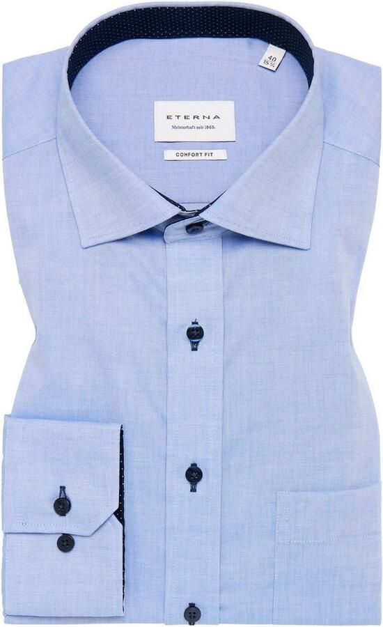 Eterna Overhemd met lange mouwen Comfort fit NON IRON (strijkvrij) - Foto 6