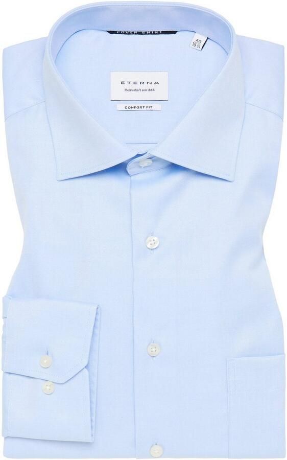 Eterna Overhemd met lange mouwen Comfort fit NON IRON (strijkvrij) - Foto 6