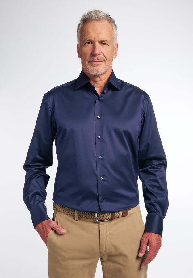 Eterna Overhemd met lange mouwen Comfort fit NON IRON (strijkvrij) - Foto 5