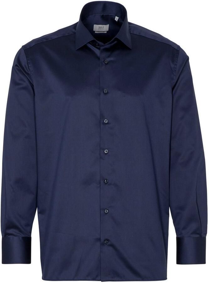 Eterna Overhemd met lange mouwen Comfort fit NON IRON (strijkvrij)