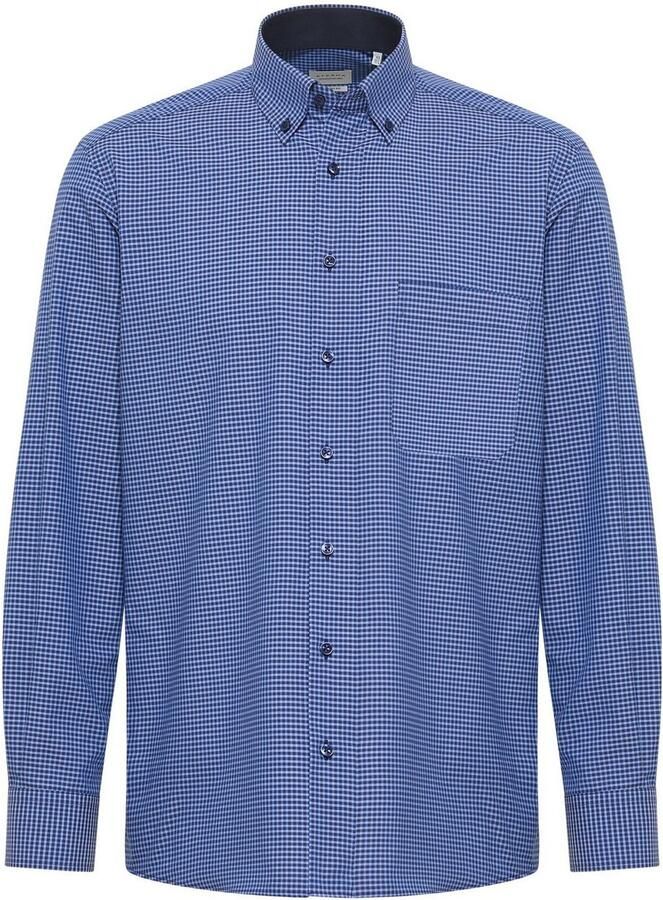 Eterna Overhemd met lange mouwen Comfort fit NON IRON (strijkvrij)