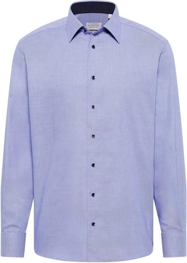 Eterna Overhemd met lange mouwen Comfort fit NON IRON (strijkvrij)