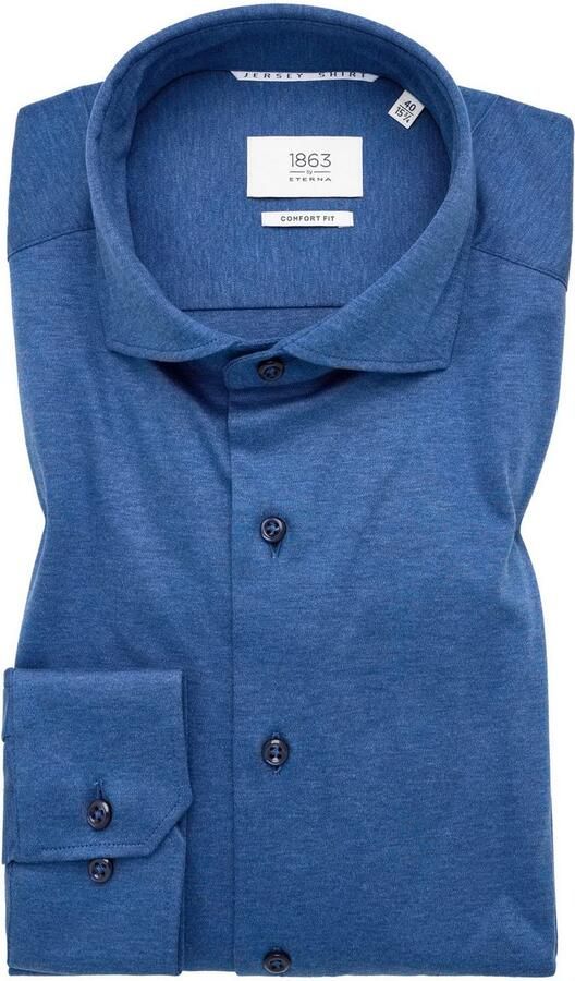 Eterna Overhemd met lange mouwen Comfort fit NON IRON (strijkvrij) - Foto 5