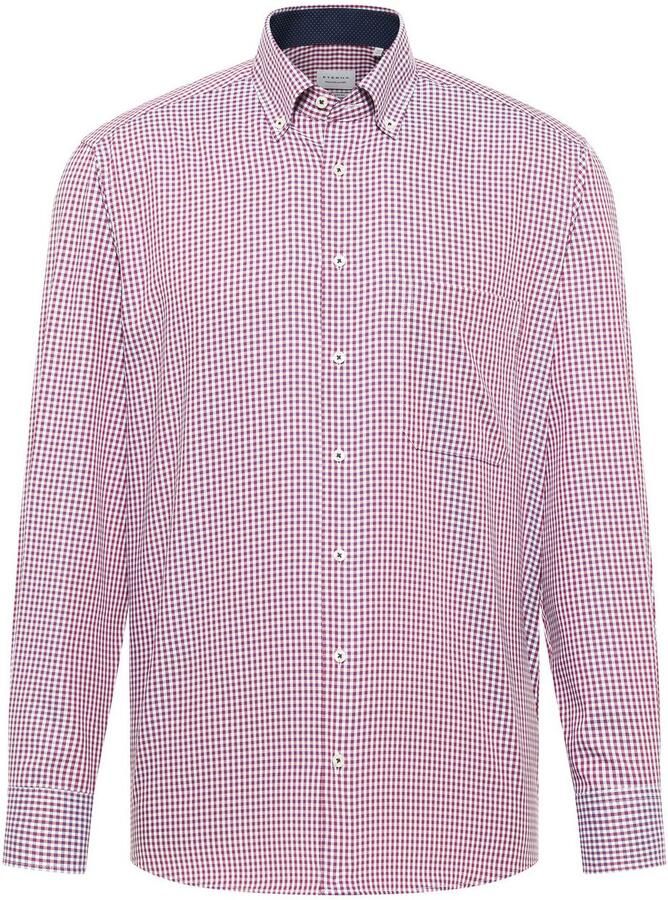 Eterna Overhemd met lange mouwen Comfort fit NON IRON (strijkvrij)