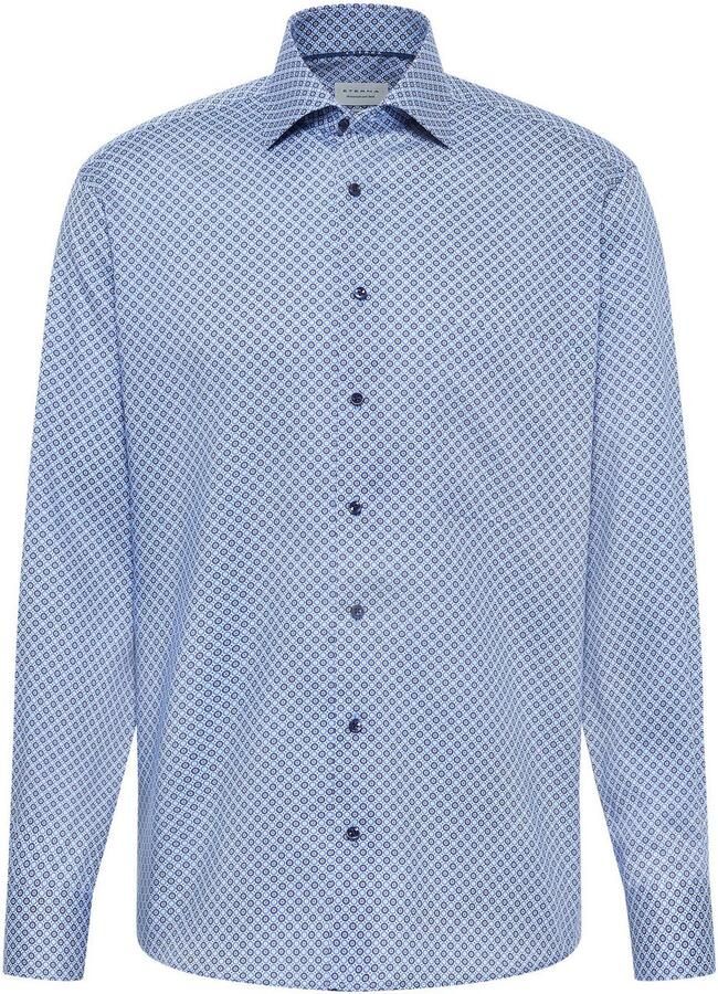 Eterna Overhemd met lange mouwen Comfort fit NON IRON (strijkvrij)