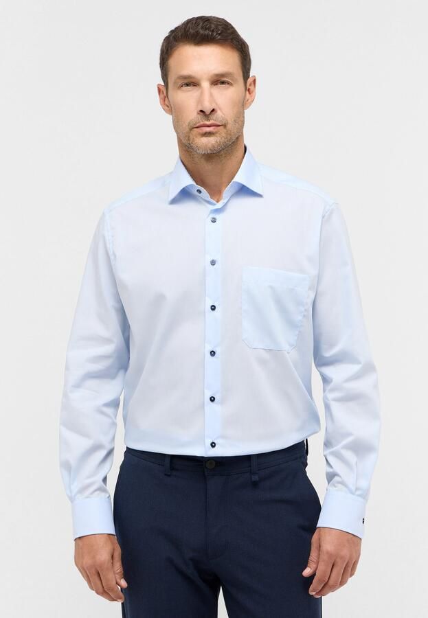 Eterna Overhemd met lange mouwen Comfort fit NON IRON (strijkvrij) - Foto 6