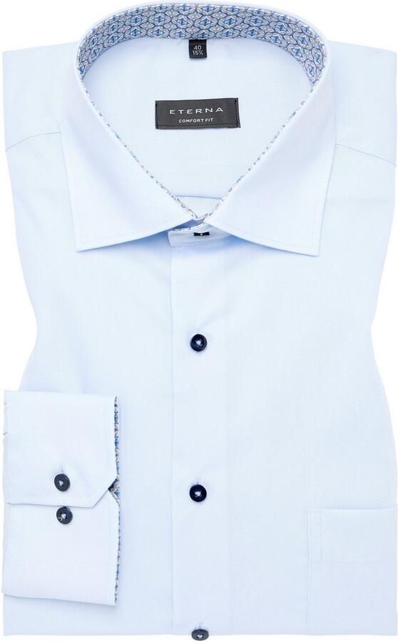 Eterna Overhemd met lange mouwen Comfort fit NON IRON (strijkvrij) - Foto 5