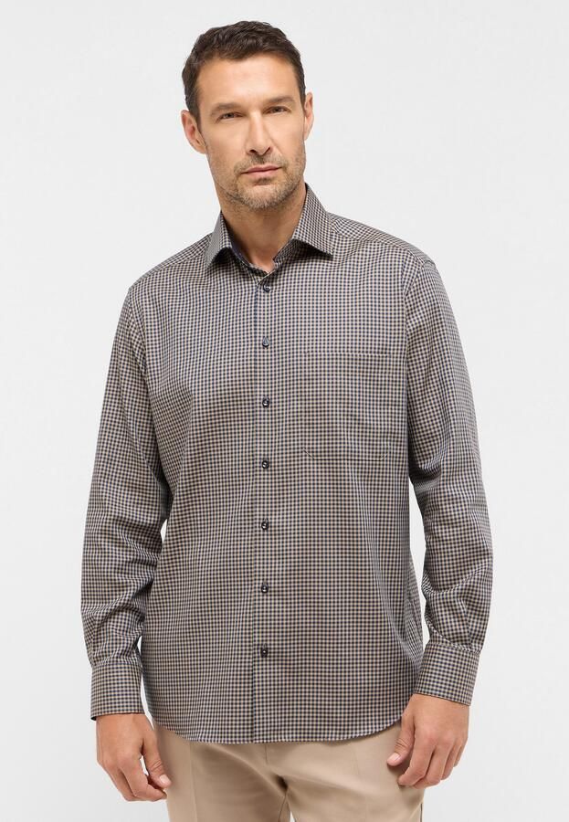 Eterna Overhemd met lange mouwen Comfort fit NON IRON (strijkvrij) - Foto 6