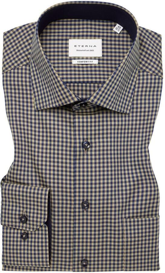 Eterna Overhemd met lange mouwen Comfort fit NON IRON (strijkvrij) - Foto 5