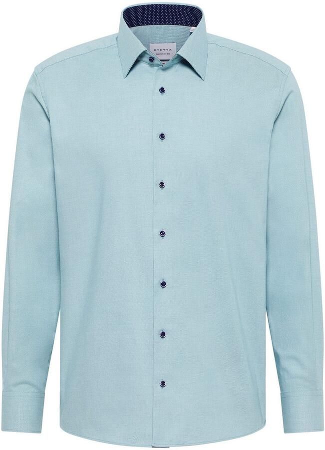 Eterna Overhemd met lange mouwen Comfort fit NON IRON (strijkvrij)