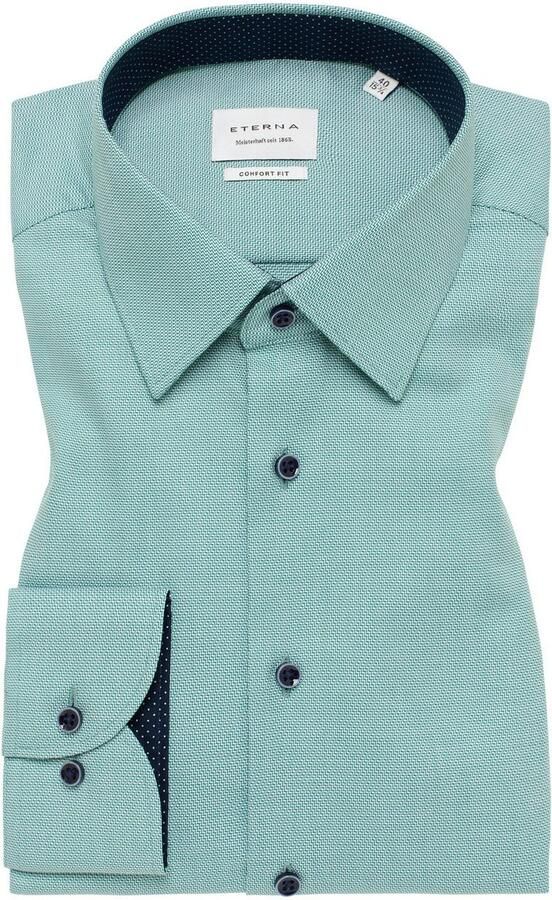 Eterna Overhemd met lange mouwen Comfort fit NON IRON (strijkvrij) - Foto 5